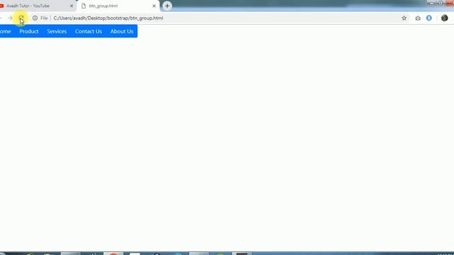 Button group in bootstrap || menu using bootstrap || bootstrap 4 tutorial смотреть онлайн