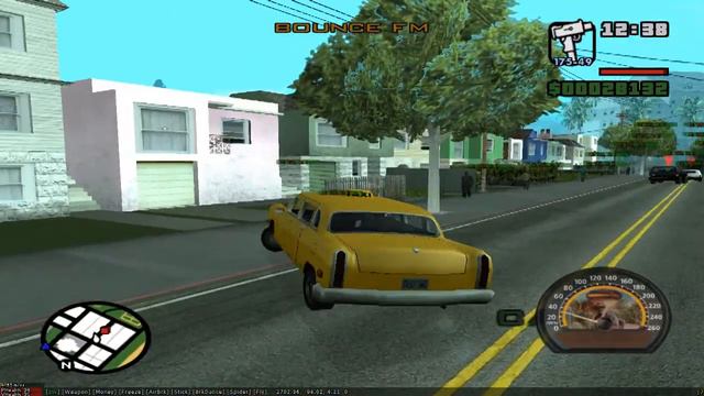 GTA SA Driverless huntley teleports near stretch смотреть онлайн