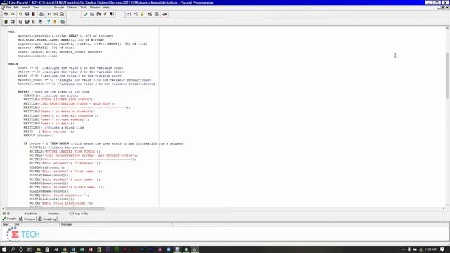Writing a Pascal Source Code | Tutorial смотреть онлайн