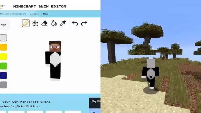 How To Make A Minecraft Skin |Minecraft Skin Editor| Tynker