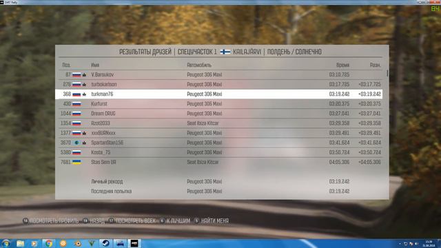 Dirt Rally в РЕАЛЬНОЙ ЖИЗНИ - обошелся без ЖОПОметра!