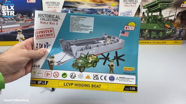 COBI 4848 & 4849 LCVP HIGGINS BOAT + WILLYS MB "JEEP" 💥 LIMITED EDITION 💥 1:35 ▶️ UNBOXING & REVIEW смотреть онлайн