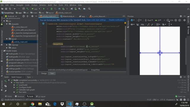 Android Studio (XML) Constraint Layout: Circular Positioning смотреть онлайн
