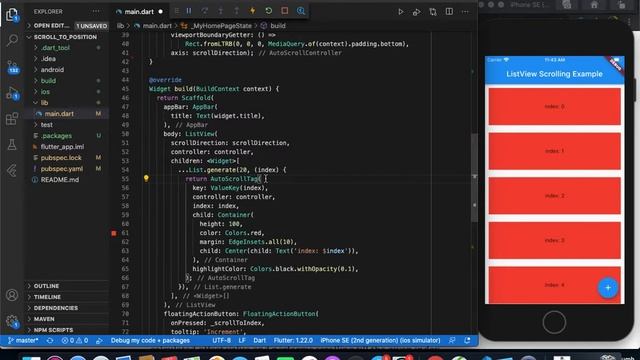 How to scroll to a specific position in ListView? смотреть онлайн