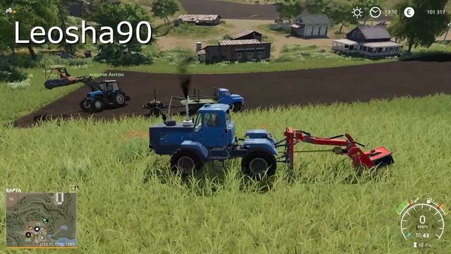 Farming Simulator 19, Ravenport, #2, распиливания леса для увеличения участка смотреть онлайн