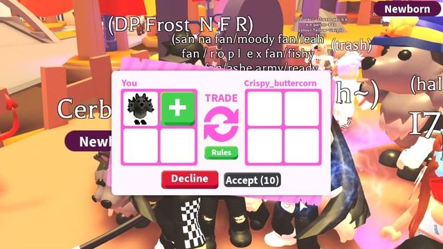 I Traded My CERBERUS In A RICH ADOPT ME Server (Roblox trade proof) смотреть онлайн