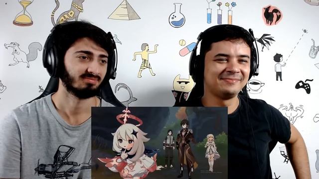 REACT - LUCAS A.R.T., TK RAPS, TSUKIURAYA E VOICE MAKERS IMPROVISAM COM GENSHIN IMPACT смотреть онлайн