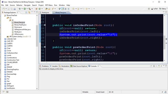 How to construct a binary tree in Java. смотреть онлайн