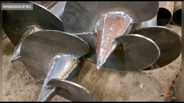 Изготовление винтовых свай #изготовлениесвай #сваи #производствосвай #wrm #понтоныврм #понтонврм