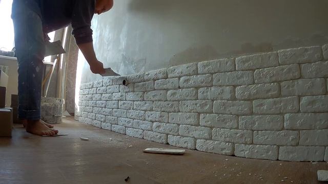 Ремонт квартиры. Укладка гипсовой плитки. ч1 смотреть онлайн