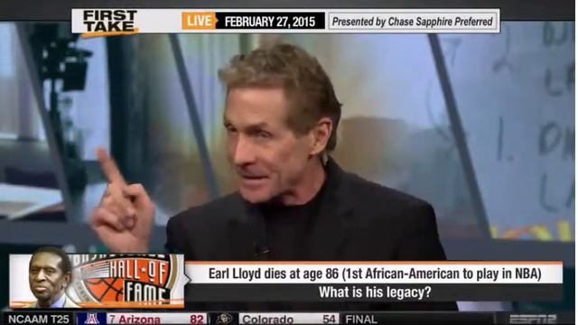 ESPN First Take RIP Earl Lloyd Dies at Age 86 1st African American player in NBA смотреть онлайн