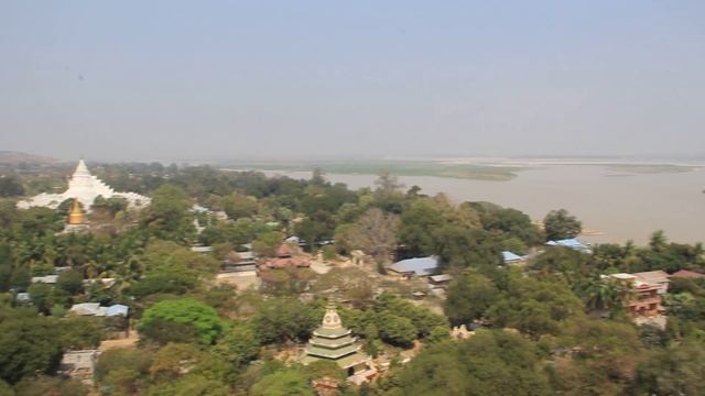 Myanmar. Mingun, View From the top of Mingun Pagoda смотреть онлайн