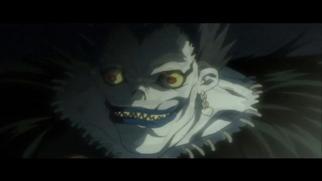 Рюк первый раз пробует яблоки .Тетрадь смерти .Death Note смотреть онлайн