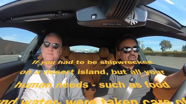 Interview in a Ferrari GTC4 Lusso with VP@Oracle - Prior to Covid, Driving down Highway 101 CA смотреть онлайн