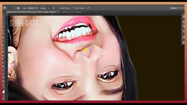 oil painting photo editing ft. Ashnoor kaur | digital smudge painting photoshop tutorial смотреть онлайн