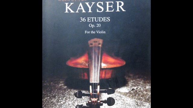 Kayser Etude op.20 no.9 카이저 연습곡 9번, je ho Choi 최 제호 kayser violin смотреть онлайн