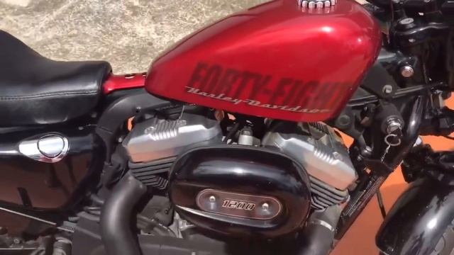 Звук работы Harley Davidson Sportster Forty Eight смотреть онлайн