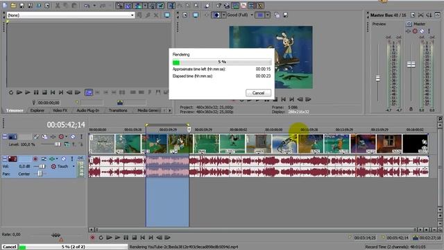 как загрузить видео на YouTube через Sony Vegas смотреть онлайн