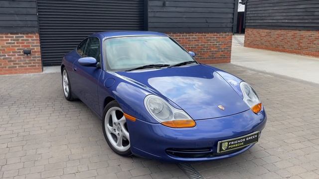 1998 Porsche 996 Carrera (Zenith Blue) walk around смотреть онлайн