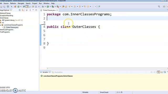 Inner Class | Nested Class | Non Static Inner Class | Venugopal Narsingoju смотреть онлайн