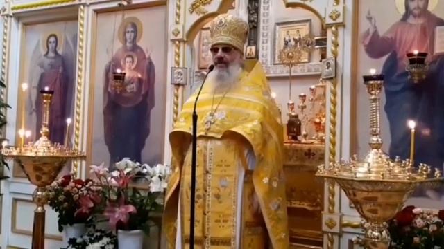 Проповедь на литургии в праздник Отцов Помесного Собора Церкви Русской 1917-1918 годов, свт. Тихона смотреть онлайн