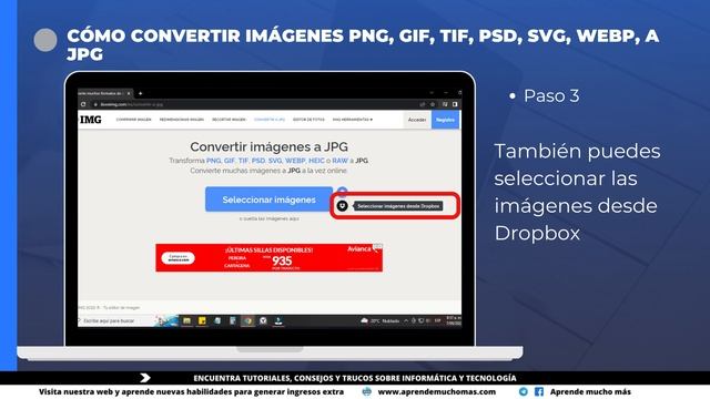 ▶Cómo CONVERTIR IMÁGENES de PNG, GIF, SVG, WEBP a formato JPG смотреть онлайн
