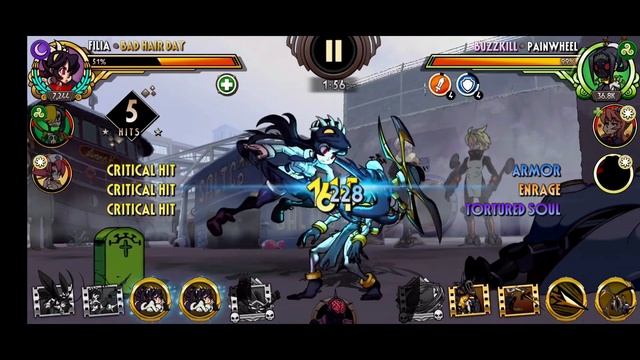 Gang Green is the best Squigly | Skullgirls Mobile смотреть онлайн