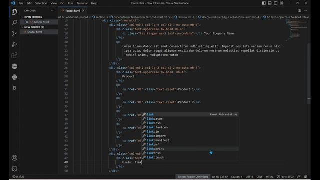 Simple Footer Using Bootstrap 5 || How to create footer using Bootstrap 5 || Footer using Bootstrap смотреть онлайн