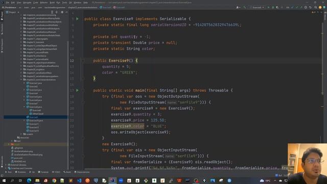71 - Java Serialization - Exercise 9 смотреть онлайн