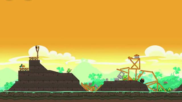 Go Green Get Lucky 1-14 | Score 95090 | Angry Birds Seasons смотреть онлайн
