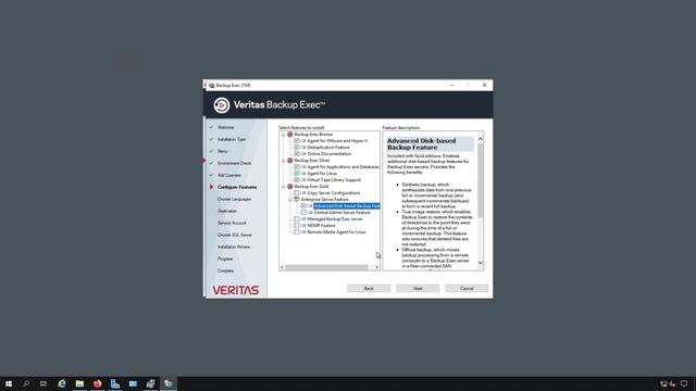 Installation of Veritas Backup Exec 21 смотреть онлайн