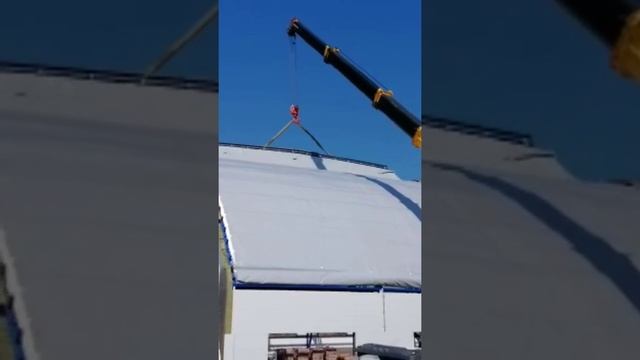 Монтаж тентового покрытия смотреть онлайн