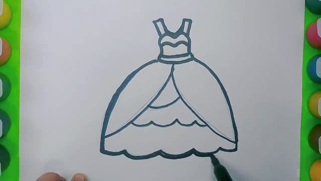 How to draw a payin | Как нарисовать женская платя | koylak rasm qanday chiziladi | drawing смотреть онлайн