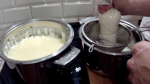 How to make a cheese (rennet cheese) - tutorial смотреть онлайн