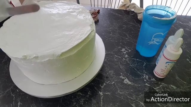 Простое оформление свадебного торта БЗК.. Hochzeitstorte смотреть онлайн