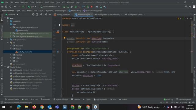 moving view in x axis and y axis animation adroid kotlin. native. смотреть онлайн