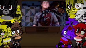 FNIA react to I got no time bloodbath ?Gacha club?