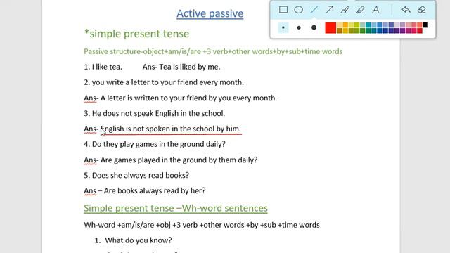 ACTIVE PASSIVE-1 LEARN ACTIVE PASSIVE OF SIMPLE PRESENT TENSE WITH HINDI EXPLANATION IN AN EASY WA смотреть онлайн