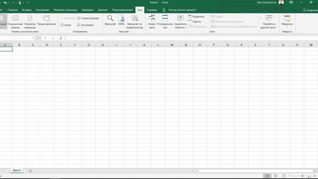 Тема 1.1. Настройка интерфейса MS EXCEL смотреть онлайн