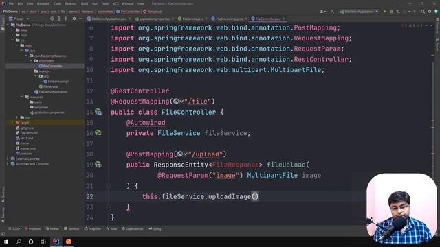 ?Rest API to upload image | Simplest way to uploading files in Spring Boot | Without any confusion смотреть онлайн