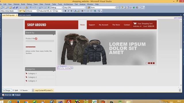 how to create master page in asp.net project смотреть онлайн