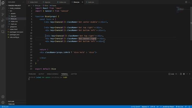 Tenzies Game - React JS смотреть онлайн