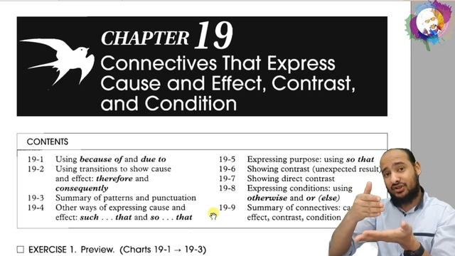 CHAPTER 19: CONNECTIVES THAT EXPRESS: CAUSE AND EFFECT, CONTRAST AND CONDITION - الفصل التاسع عشر смотреть онлайн