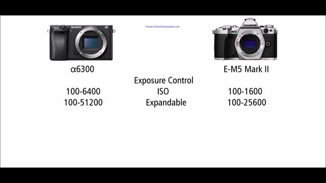 Sony α6300 vs Olympus OM-D E-M5 Mark II смотреть онлайн