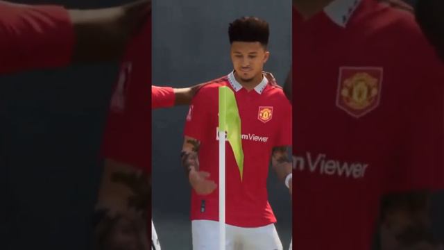 Jadon Sancho goal | Manchester United VS Arsenal | FIFA 23 смотреть онлайн