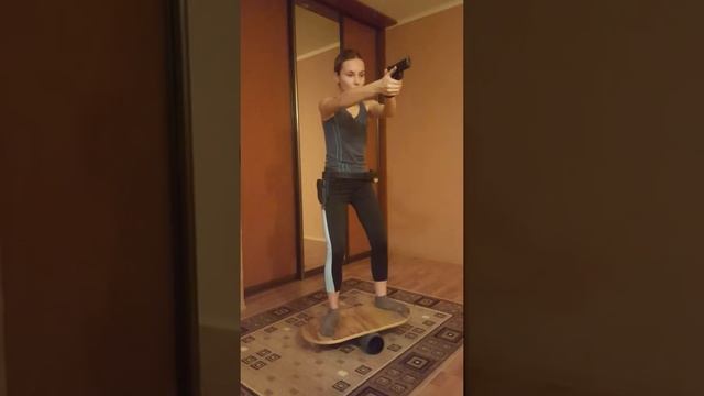 Тренировка чувства баланса в практической стрельбе. смотреть онлайн