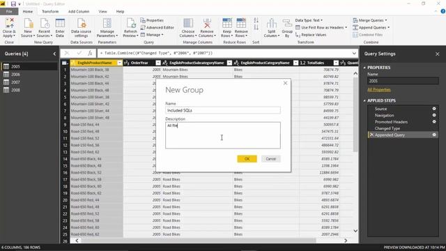 17 Append Query Power BI смотреть онлайн