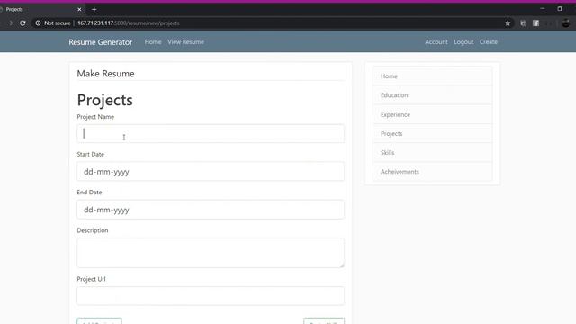 Resume Website using Python смотреть онлайн