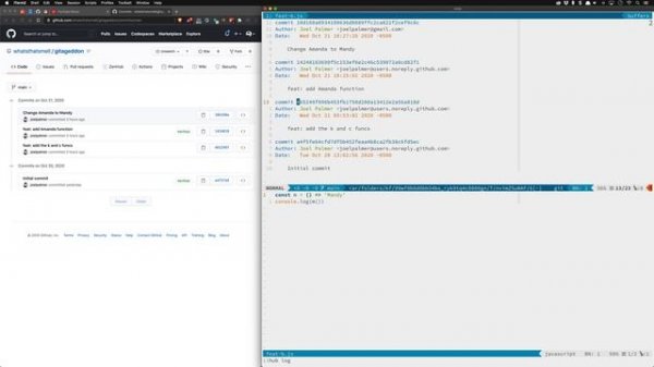 Git rebase --interactive | Vim Fugitive