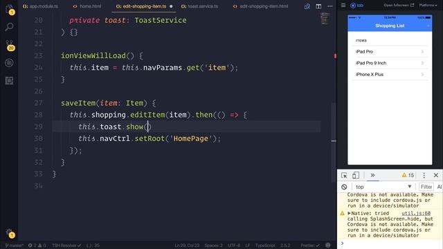 (#10) Ionic 3 and AngularFire v5 - Adding a ToastService смотреть онлайн